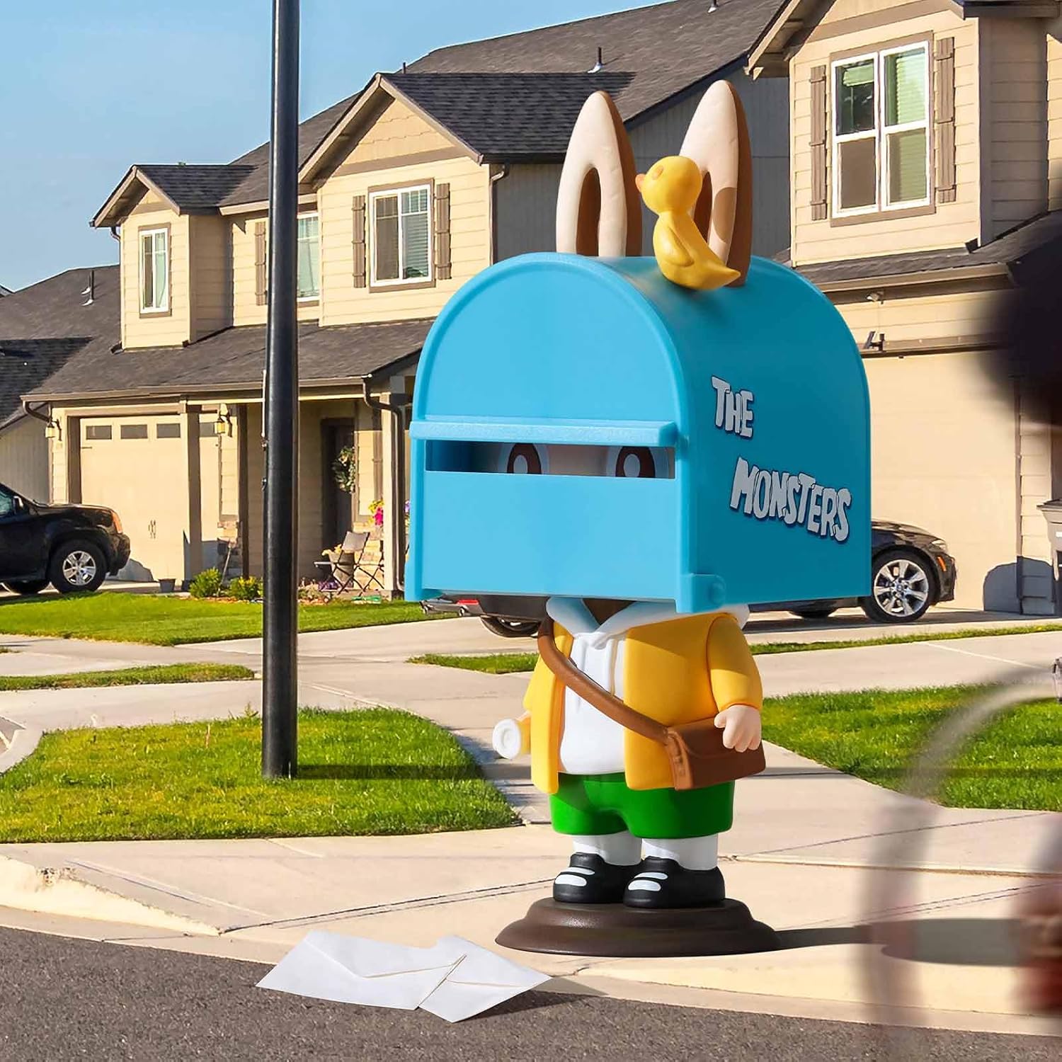 POP MART The Monsters Almost Hidden Series Blind Box Figures, Random Design Mystery Toys for Modern Home Decor, Collectible Toy Set for Desk Accessories, Single Box