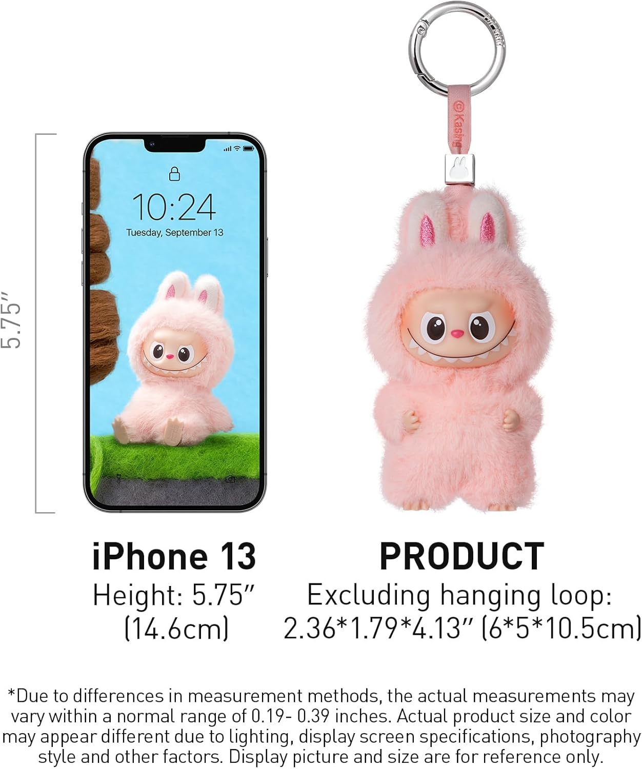 POP MART The Monsters Pin for Love Series-Vinyl Plush Blind Box (N-Z), Labubu Collectible Toys, Holiday Birthday Gifts for Girls and Boys, Single Box