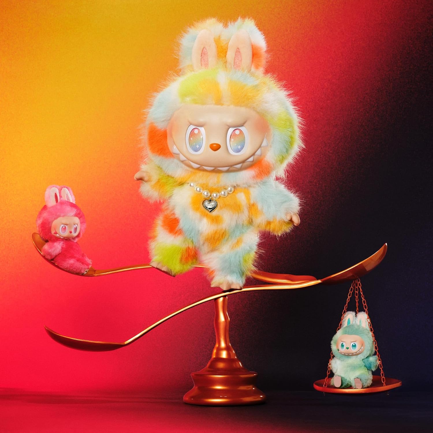 The Monsters Rock The Universe Vinyl Plush Doll, 14.57 inches Height, Toys for Modern Home Decor, Gift for Girlfriend Daughter, 1PC