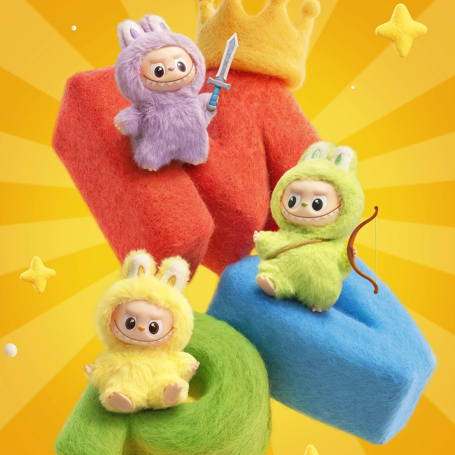 POP MART The Monsters Pin for Love Series-Vinyl Plush Blind Box (N-Z), Labubu Collectible Toys, Holiday Birthday Gifts for Girls and Boys, Single Box